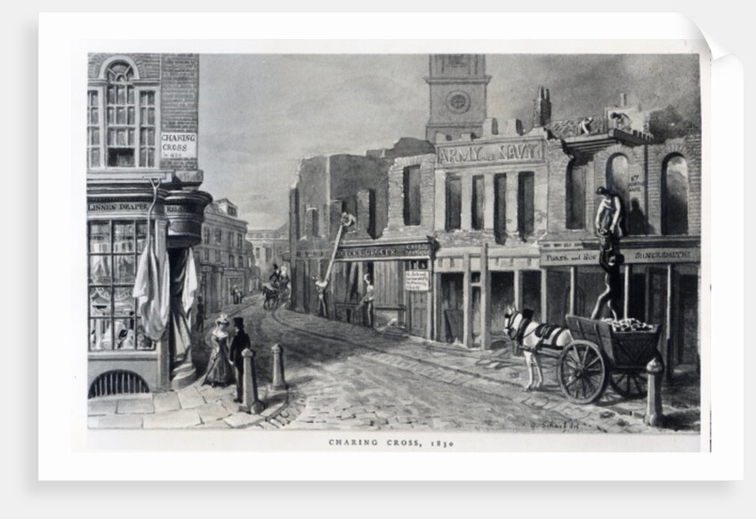 Charing Cross, 1830 by George the Elder Scharf