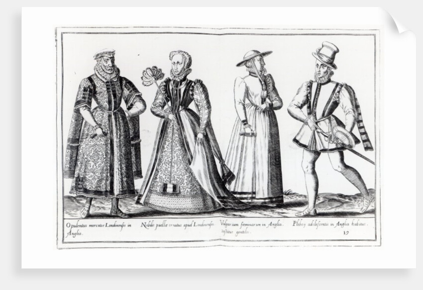 Fashion during the Tudor Period by French School