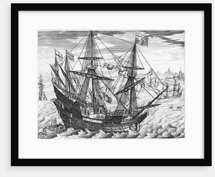 Queen Elizabeth's Galleon by English School