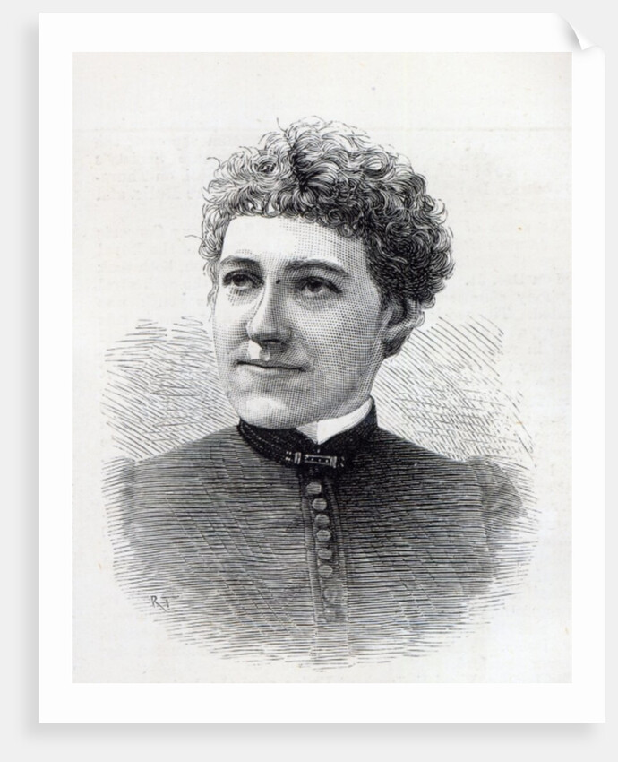 Miss Charlotte Robinson, Home Art Decorator to Her Majesty, 1887 by English School