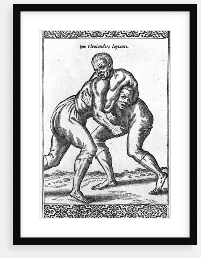 Turkish Wrestlers by French School