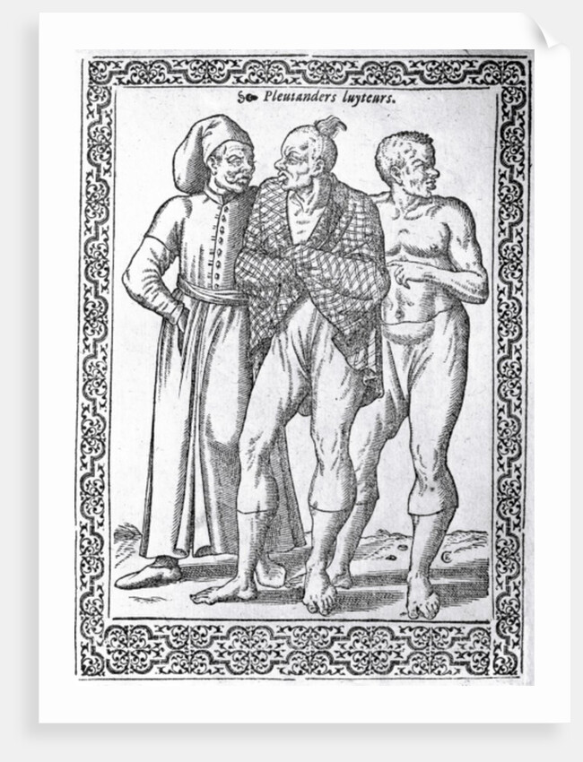 Turkish Wrestlers by French School