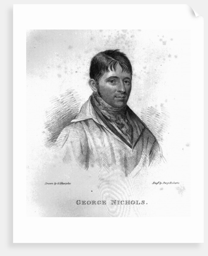 George Nichols, engraved by Percy Roberts by George (after) Sharples