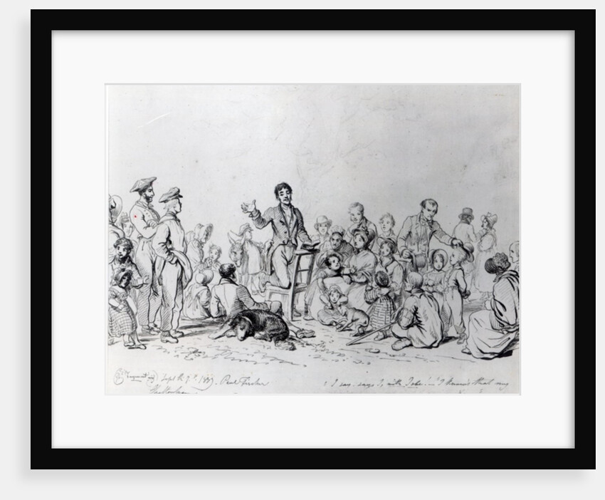 The Field Preacher, 1837 by John George Paul Fischer