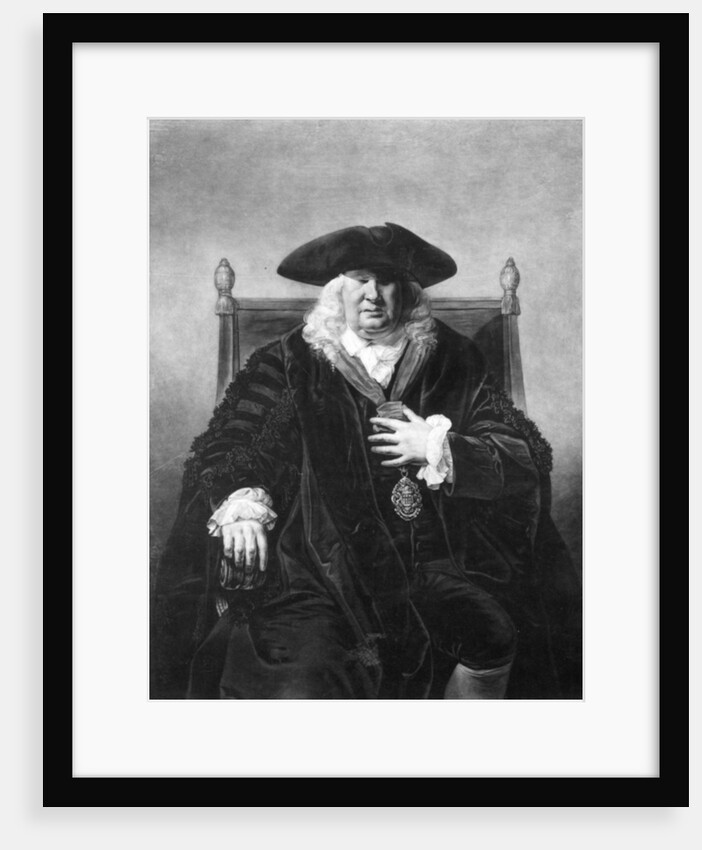 Sir John Fielding, engraved by William Dickinson, 1778 by Rev. Matthew William (after) Peters