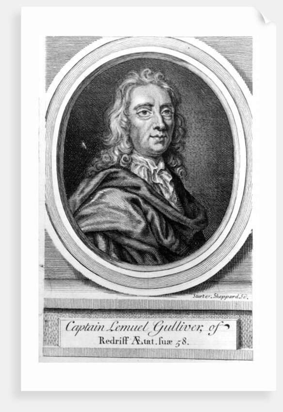 Captain Lemuel Gulliver, 1726 by English School