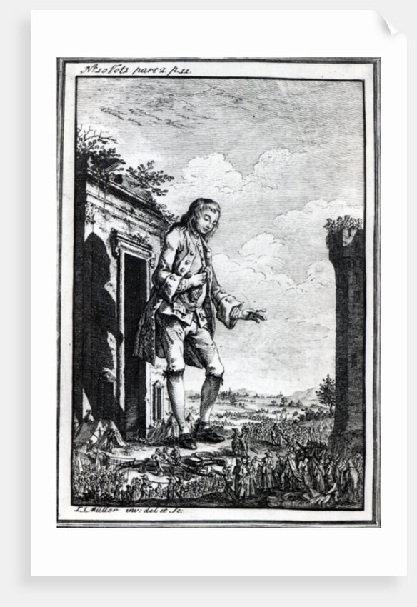 Gulliver amongst the Lilliputians by Johann Sebastien Muller