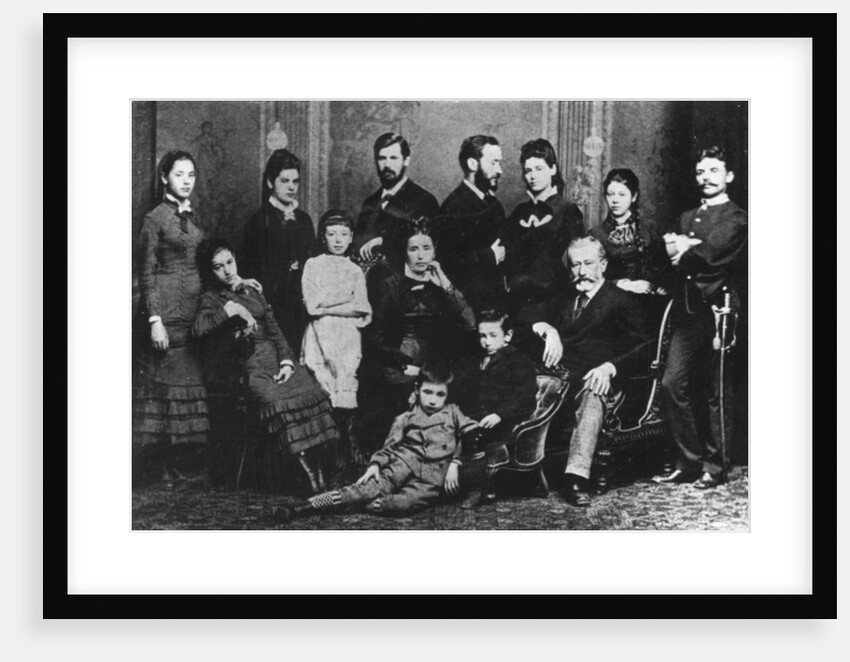 The Freud Family, c.1876 by Austrian Photographer