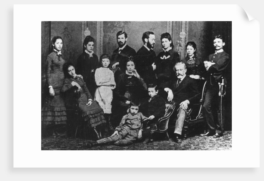 The Freud Family, c.1876 by Austrian Photographer