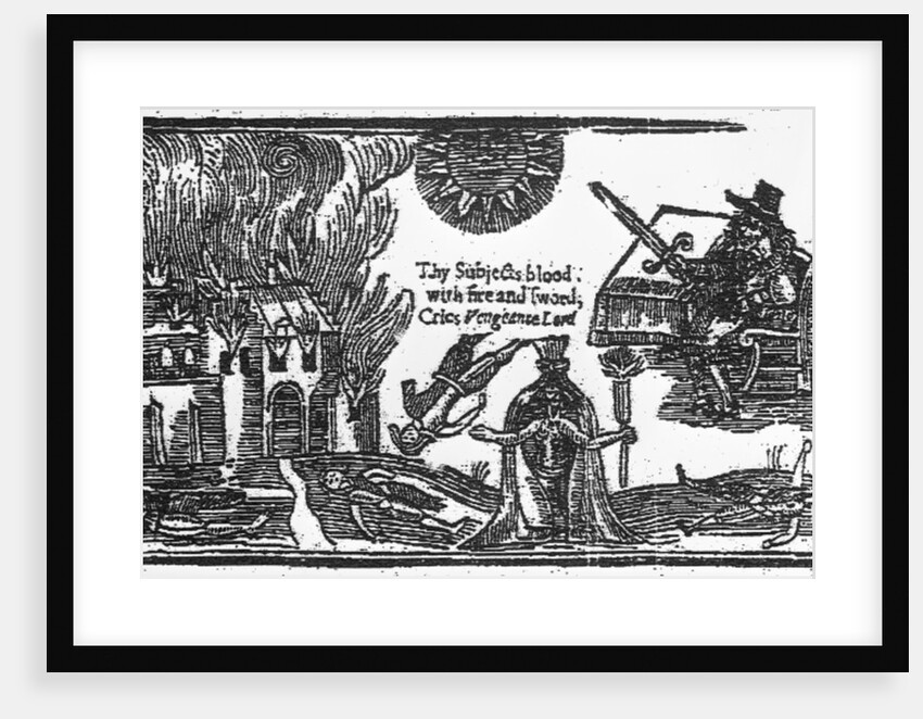 The Destruction of Colchester during the English Civil War, 1648 by English School