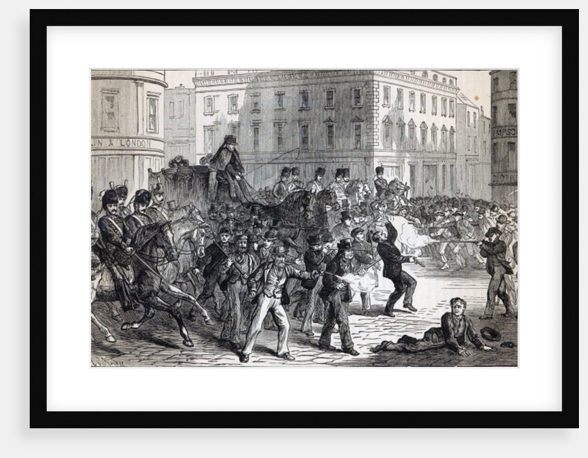 A Belfast Riot by English School