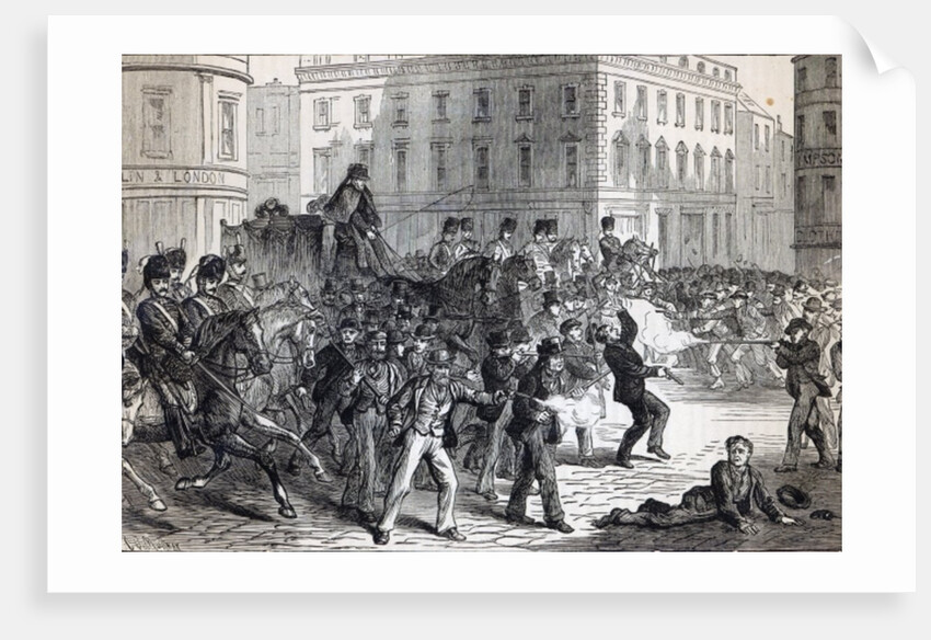 A Belfast Riot by English School