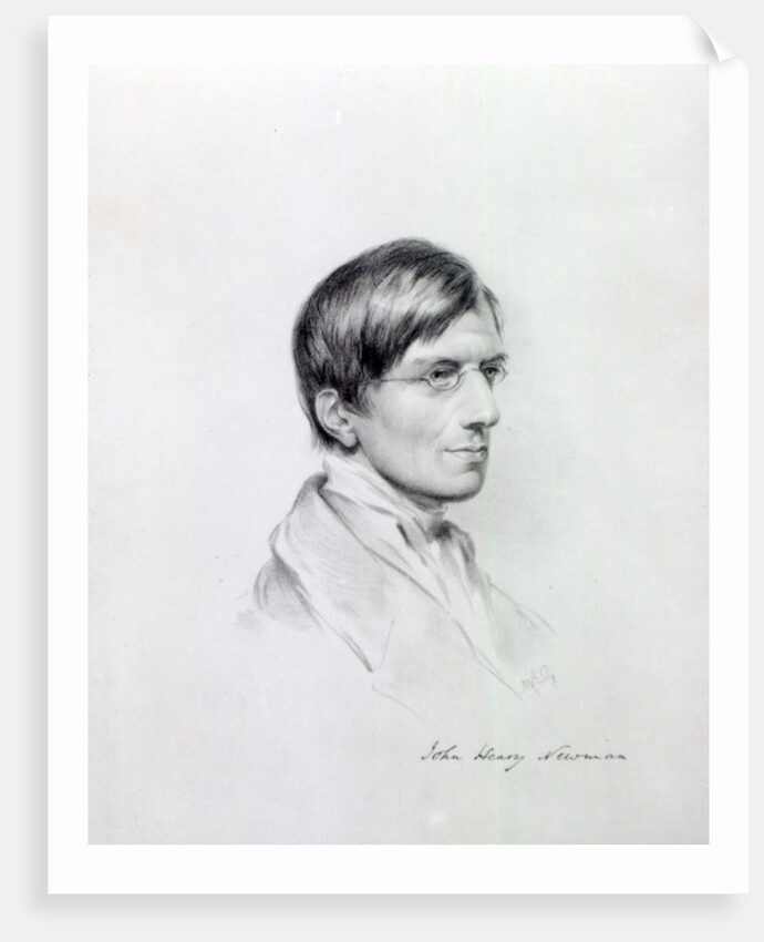 The Very Rev. J.H Newman, engraved by John Alfred Vinter, 1850 by Maria (after) Giberne