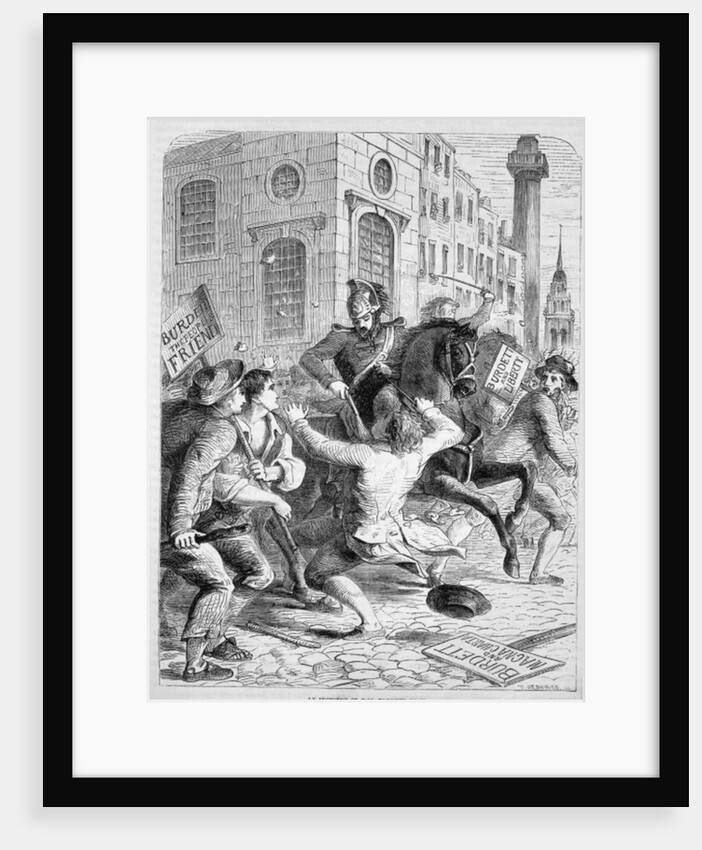 Burdett Riot, 1810 by English School