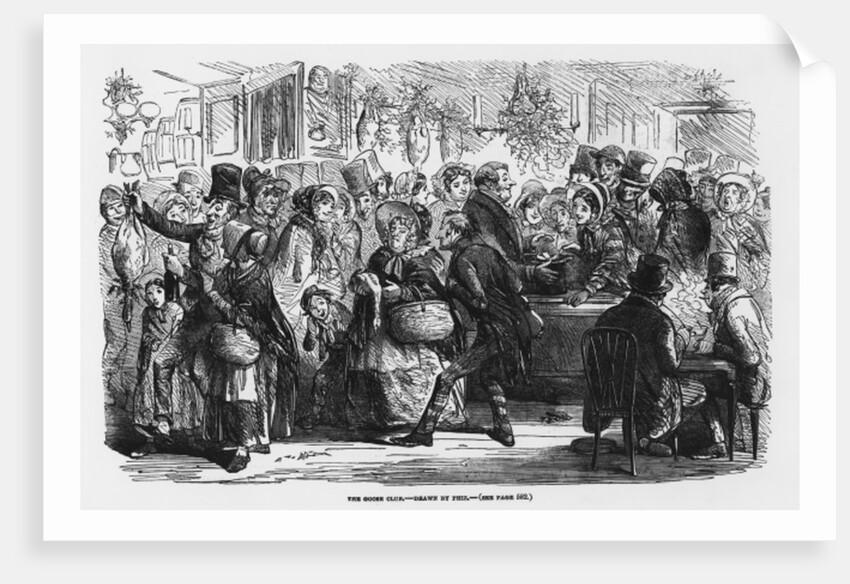 The Goose Club by Hablot Knight Browne