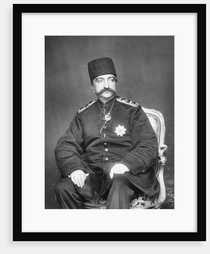 Naser al-Din Shah Qajar of Persia by English Photographer