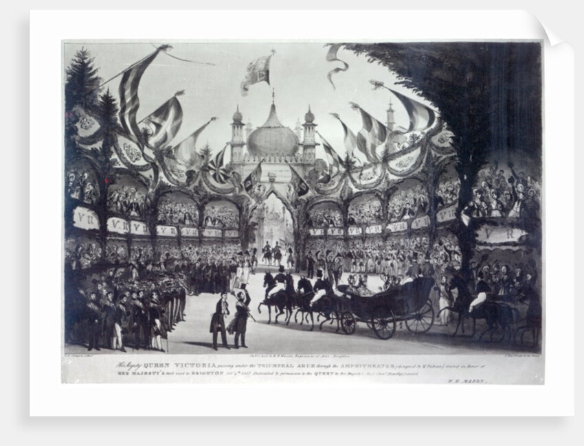 Queen Victoria's first visit to Brighton by W.H. Mason