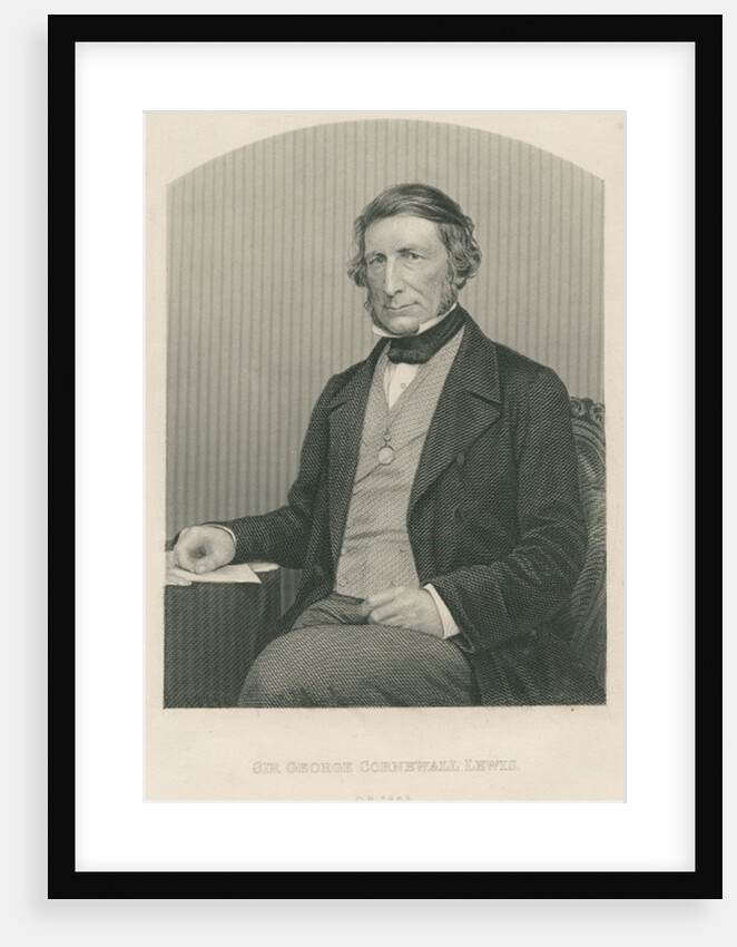 Sir George Cornewall Lewis by John Jabez Edwin Paisley (after) Mayall