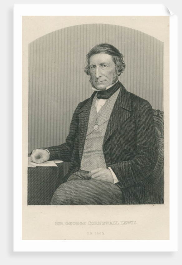 Sir George Cornewall Lewis by John Jabez Edwin Paisley (after) Mayall