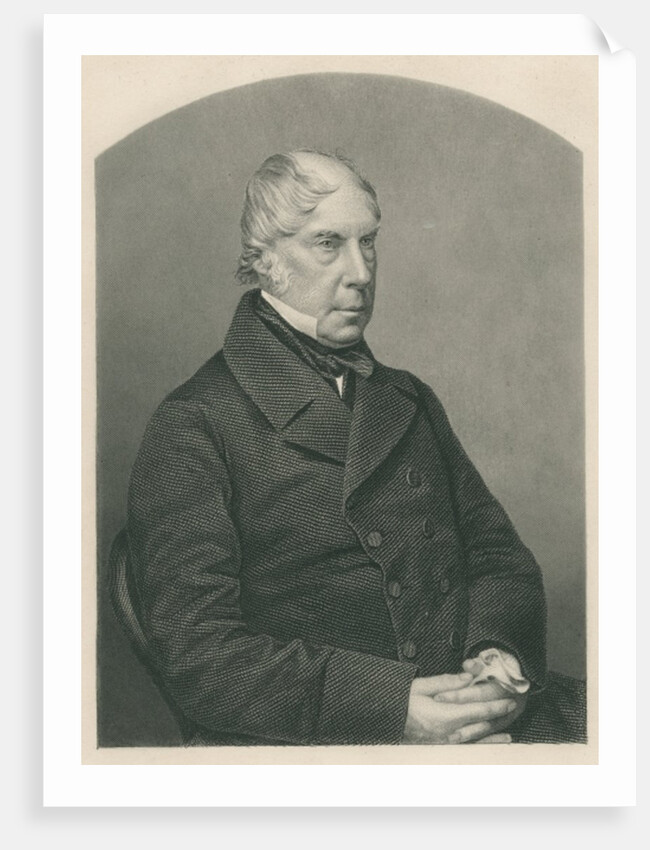 George Hamilton-Gordon, 4th Earl of Aberdeen, engraved by D.J. Pound from a photograph by John Jabez Edwin Paisley (after) Mayall