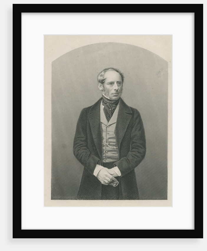 Sir John Somerset Pakington engraved by D.J. Pound from a photograph by John Jabez Edwin Paisley (after) Mayall