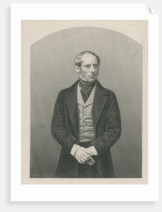 Sir John Somerset Pakington engraved by D.J. Pound from a photograph by John Jabez Edwin Paisley (after) Mayall