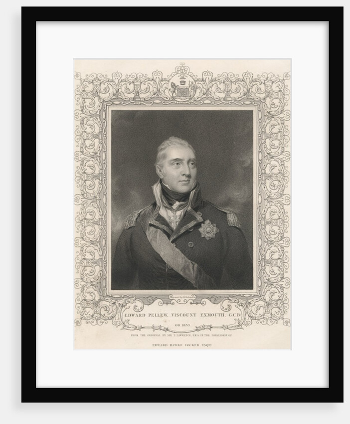 Admiral Sir Edward Pellew, c.1810 by Thomas (after) Lawrence