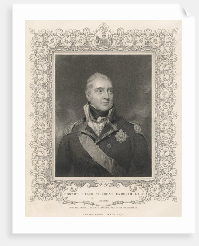 Admiral Sir Edward Pellew, c.1810 by Thomas (after) Lawrence
