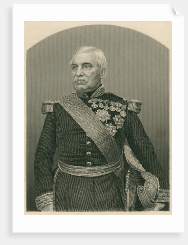 Aimable Jean Jacques Pelissier Duc de Malakof by John Jabez Edwin Paisley (after) Mayall