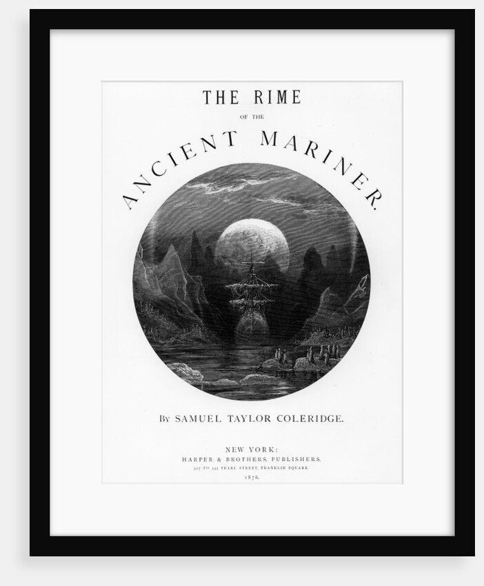 Title page from 'The Rime of the Ancient Mariner' by S.T. Coleridge, published by Harper & Brothers, New York, 1876 by Gustave Dore