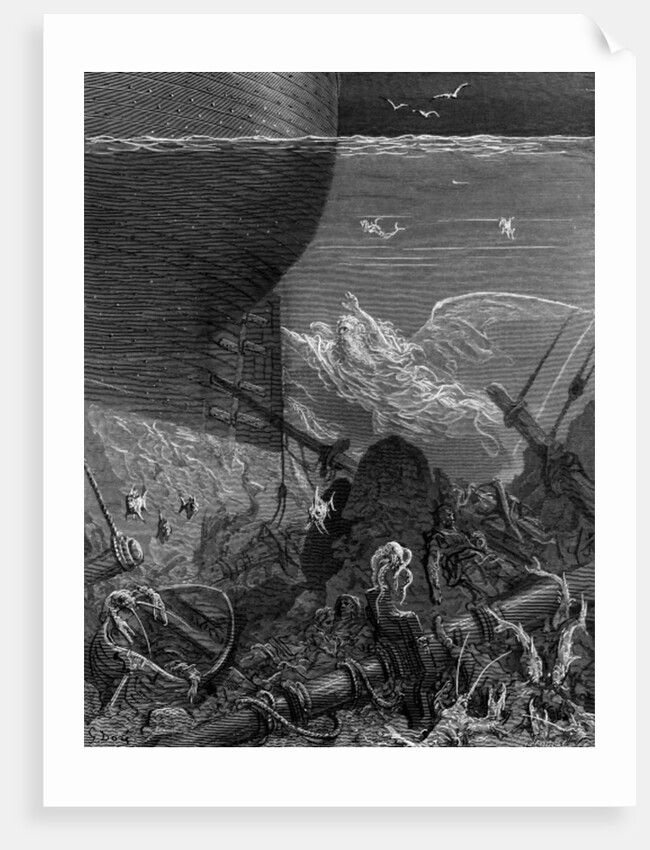The Spirit that had followed the ship from the Antartic by Gustave Dore