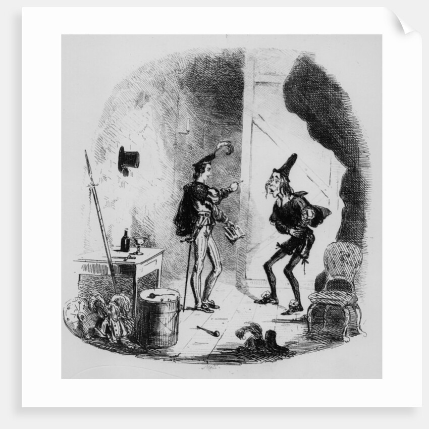 Illustration for Charles Dickens' Nicholas Nickleby, 1839 by Hablot Knight Browne