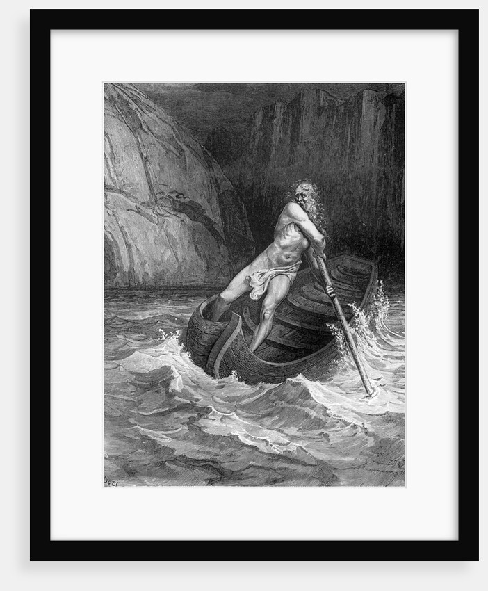 Charon, the Ferryman of Hell by Gustave (after) Dore