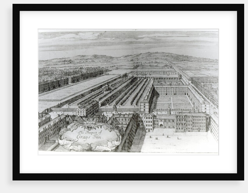 The Prospect of Grays Inn, 1720 by English School