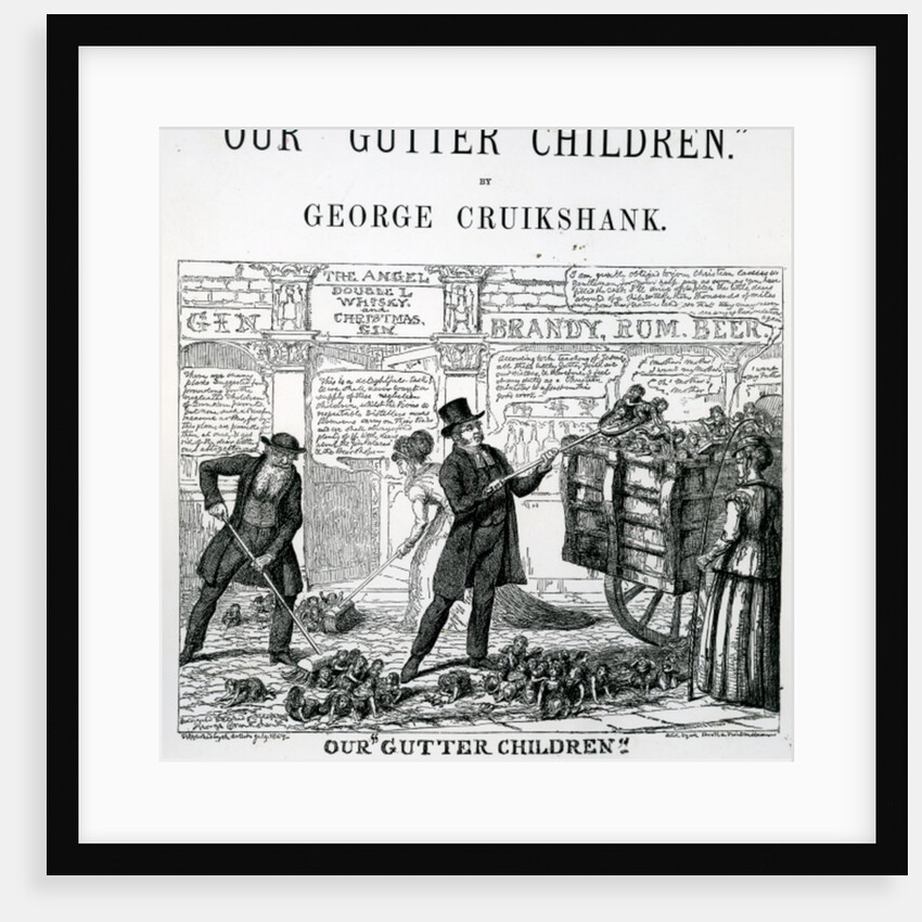 Our Gutter Children, 1869 by George Cruikshank