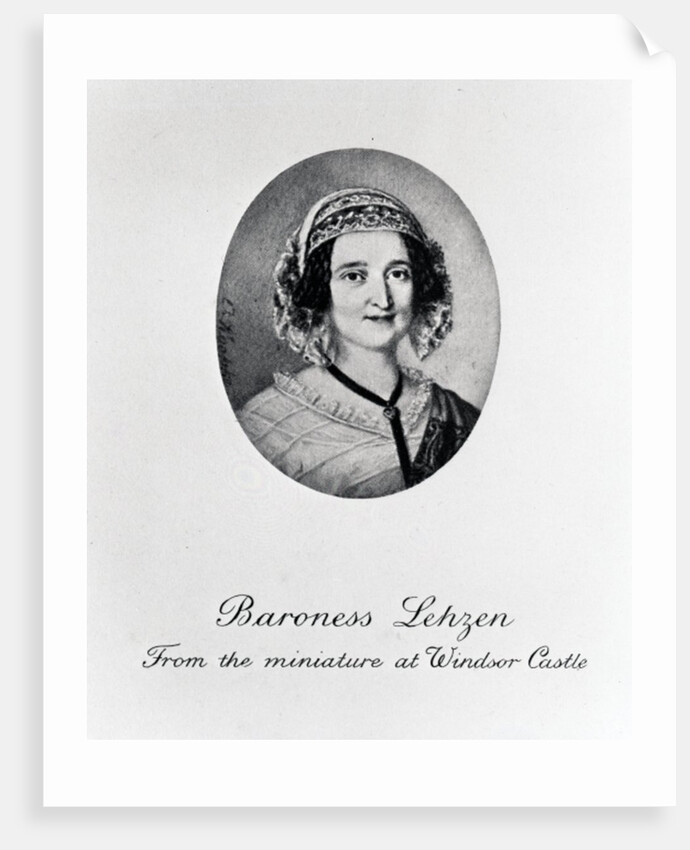 Baroness Louise Lehzen by English School