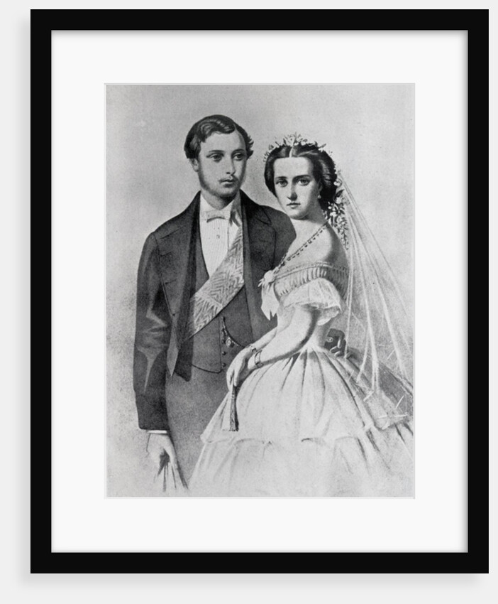 King Edward and Queen Alexandra at the time of their marriage by English School
