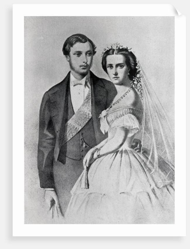 King Edward and Queen Alexandra at the time of their marriage by English School