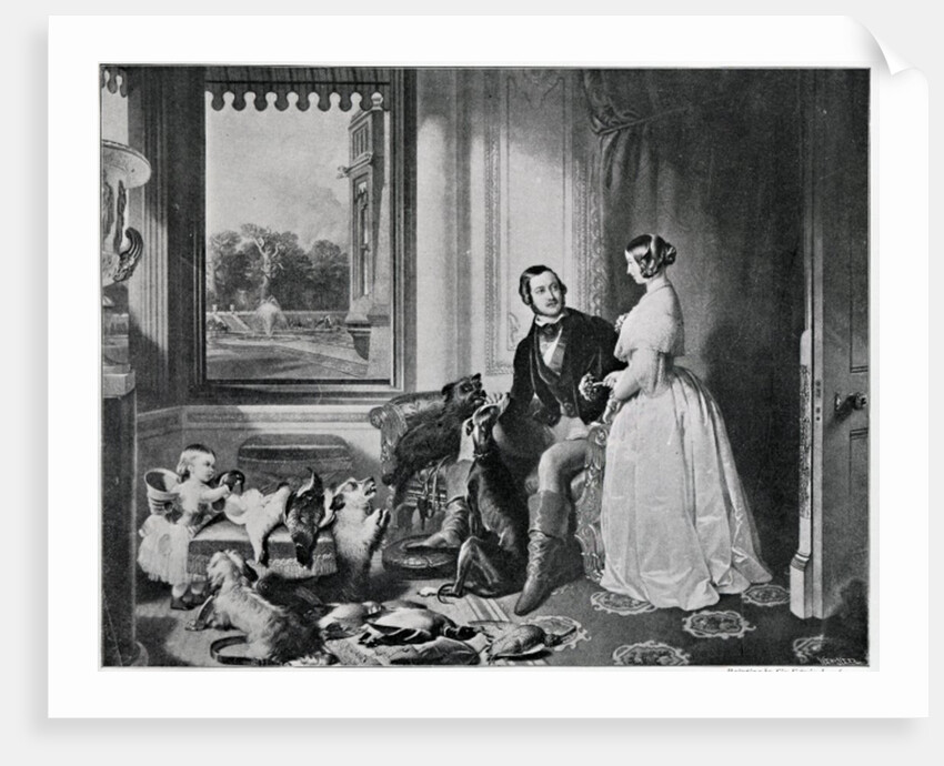 Windsor Castle in modern times by Edwin (after) Landseer