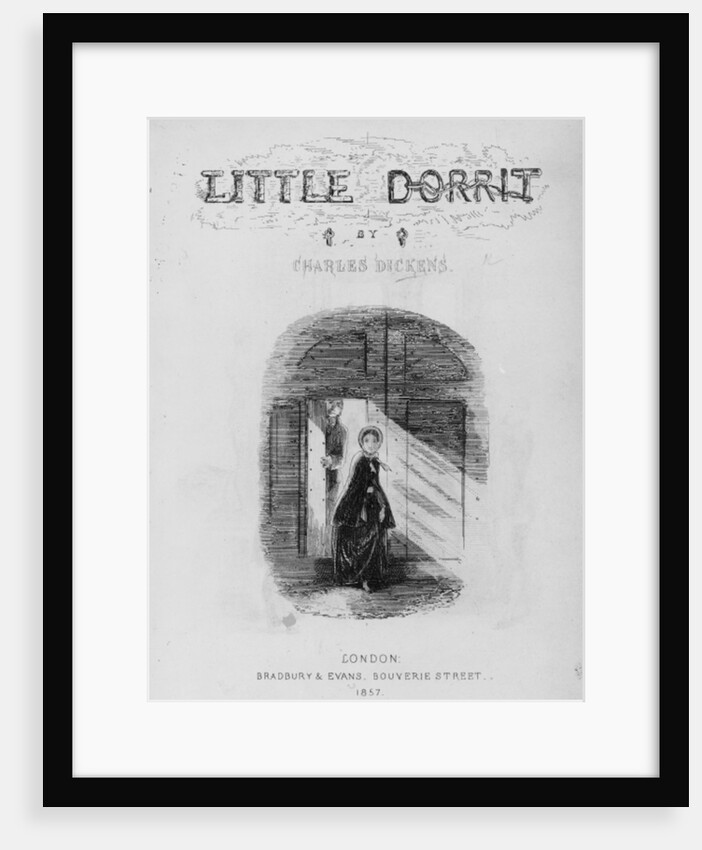 Frontispiece to 'Little Dorrit' by Charles Dickens, 1857 by Hablot Knight Browne