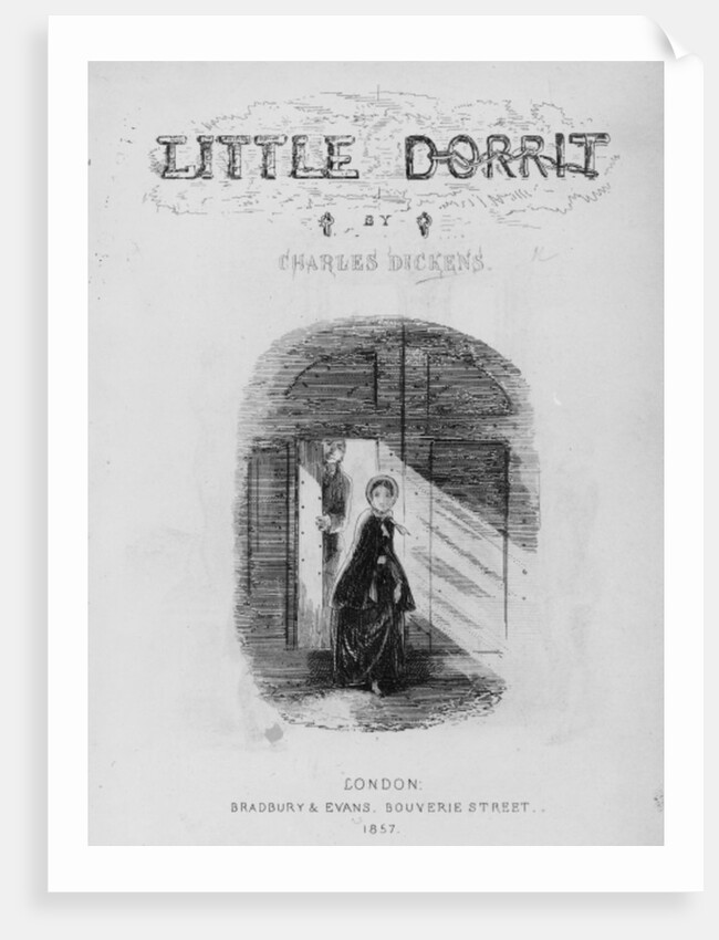 Frontispiece to 'Little Dorrit' by Charles Dickens, 1857 by Hablot Knight Browne