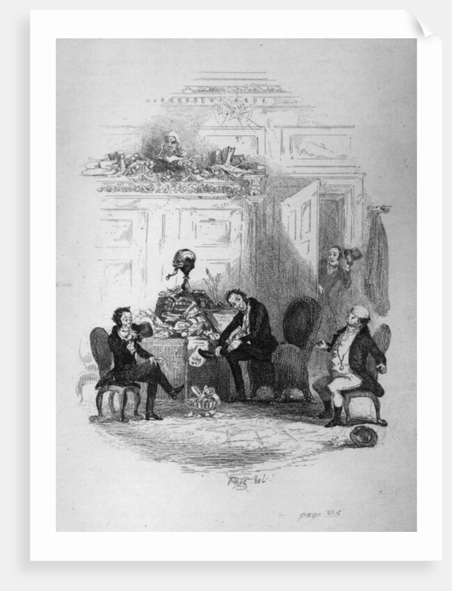 The First Interview with Mr. Serjeant Snubbin by Hablot Knight (1815-92) Browne