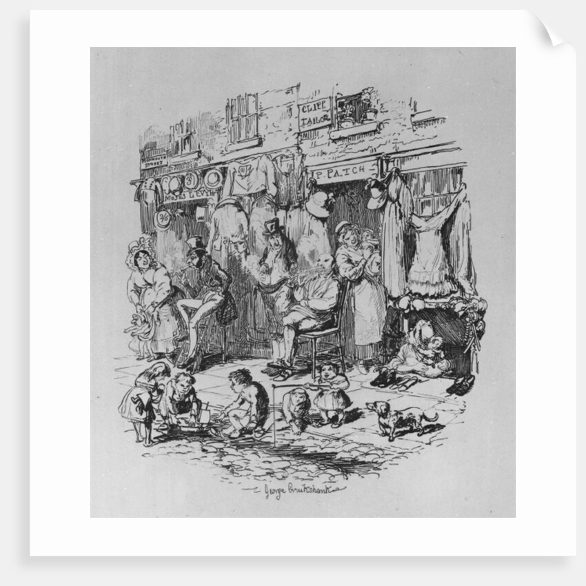 Monmouth Street by George Cruikshank