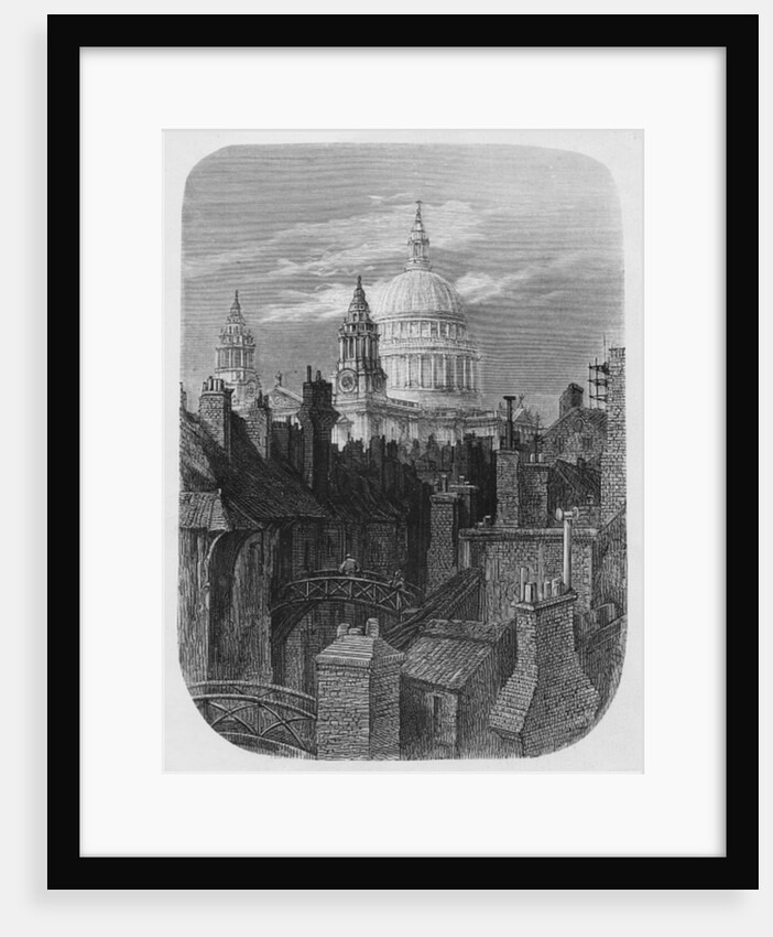 St. Paul's Cathedral and the slums by Gustave Dore