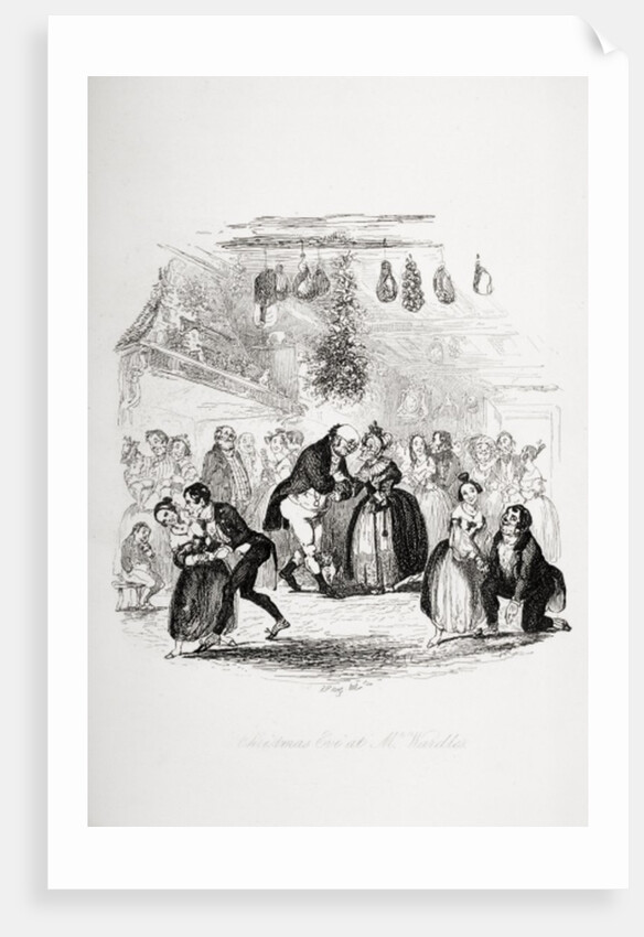 Christmas Eve at Mr. Wardle's by Hablot Knight Browne