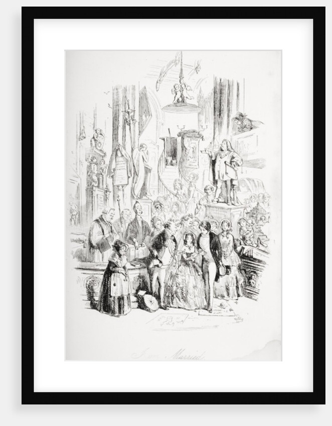I'm Married by Hablot Knight (1815-92) Browne