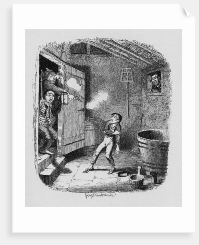 The Burglary by George Cruikshank