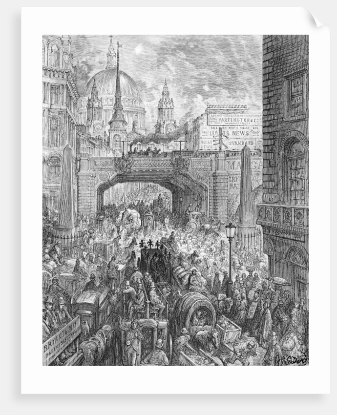 Ludgate Hill by Gustave Dore