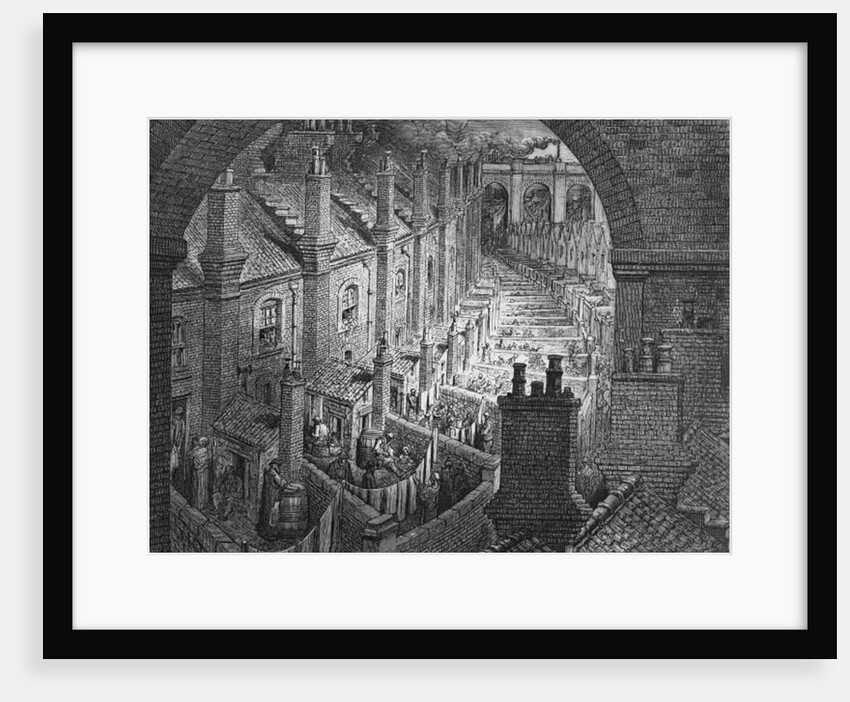 Over London - By Rail by Gustave (after) Dore