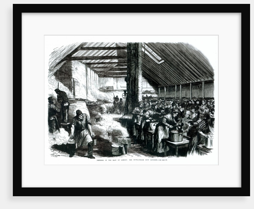 The Spitalfields Soup Kitchen, 1867 by English School